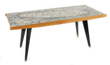 Zimmermann, W. deutscher Kunsthandwerker, Mitte 20. Jh., Mosaiktisch, …