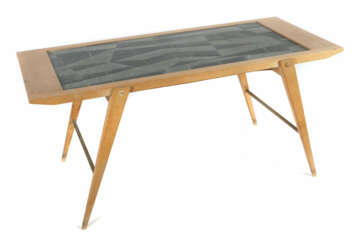 Zimmermann, W. deutscher Kunsthandwerker, Mitte 20. Jh., Mosaiktisch, …