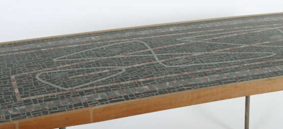 Zimmermann, W. deutscher Kunsthandwerker, Mitte 20. Jh., Mosaiktisch, … - Foto 2