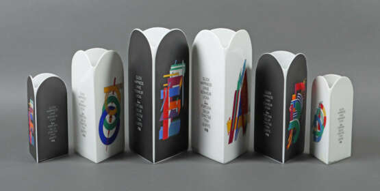 Morandini, Marcello geb. 1940 in Mantua. Sammlung von 6 ''Glück''-Vase… - фото 2 Morandini, Marcello geb. 1940 in Mantua. Sammlung von 6 ''Glück''-Vase… - фото 2