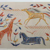 Stickbild Kunsthandwerker der Mitte des 20. Jh., handgesticktes Motiv … - photo 2