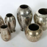 6 Ikora Vasen WMF, Geislingen, um 1938, Entwurf: Karl Kohnle, Messing,… - photo 2