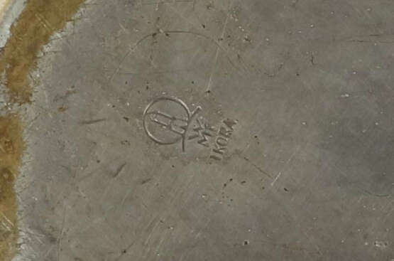 6 Ikora Vasen WMF, Geislingen, um 1938, Entwurf: Karl Kohnle, Messing,… - photo 3 6 Ikora Vasen WMF, Geislingen, um 1938, Entwurf: Karl Kohnle, Messing,… - photo 3