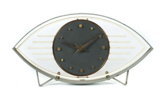 Nufa-Tischuhr Niederlande, 1960er Jahre, über Netzstrom elektrisch ang… - photo 2 Nufa-Tischuhr Niederlande, 1960er Jahre, über Netzstrom elektrisch ang… - photo 2