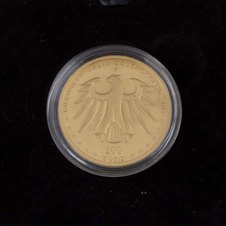 BRD/GOLD - 5 x 100 Euro Goldmünzen, bestehend aus - фото 3