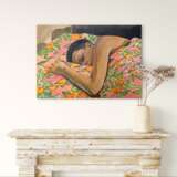 Мальчик в персиках акрил холст на подрамнике Peinture acrylique Saint-Pétersbourg 2025 - photo 3