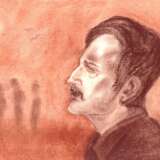 Печаль текстурная бумага Sanguine фигуративный современный реализм Russland 2024 - Foto 1