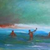 Купание в шторм Paper Mixed media Абстрактный субъективизм Story-themed picture - photo 1 Купание в шторм Paper Mixed media Абстрактный субъективизм Story-themed picture - photo 1