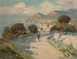 Wild, Otto (1898 Trostberg/Oberbayern-1971 Hamburg) "Madeira", Öl/ Hartfaser, sign. u.r., rückseitig bez., sign. und dat.1935, 41x49,5 cm, Rahmen