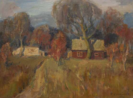 Komincz, Piotr (1927 Kreis Lida in der Woiwodschaft Nowgorod) "Herbst in den Vororten von Prag", Öl/ Lw., sign. u.r. und dat. 1972, 65x80 cm, Rahmen - фото 1 Komincz, Piotr (1927 Kreis Lida in der Woiwodschaft Nowgorod) "Herbst in den Vororten von Prag", Öl/ Lw., sign. u.r. und dat. 1972, 65x80 cm, Rahmen - фото 1