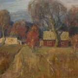 Komincz, Piotr (1927 Kreis Lida in der Woiwodschaft Nowgorod) "Herbst in den Vororten von Prag", Öl/ Lw., sign. u.r. und dat. 1972, 65x80 cm, Rahmen - фото 1