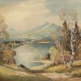 Ross, Heinz (1938-2000) "Vorfrühling am Schliersee", Öl/ Lw., sign. u.l., 50x70 cm, Rahmen - Foto 1