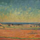 Paulsen, Ingwer (1883 Ellerbeck bei Kiel-1943 Halebüll b. Husum) "An der Adria", Öl/ Platte, sign. u.r., 50,5x70 cm, Rahmen - photo 1