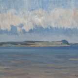 "Blaues Ufer", Öl/ Lw., undeutl. sign. u.r. und dat. ´64, 49x63 cm, Rahmen - photo 1