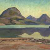 Paulsen, Ingwer (1883 Ellerbeck bei Kiel-1943 Halebüll b. Husum) "An der griechischen Küste", Öl/ Platte, unsign., rückseitig vom Enkel bestätigt, 51x76 cm, Rahmen - photo 1