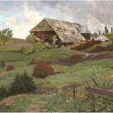 Wagner, K. "Sägewerk in hügelieger Landschaft", Öl/Hf., sign. u.r., 48x60,5 cm, Rahmen - photo 1