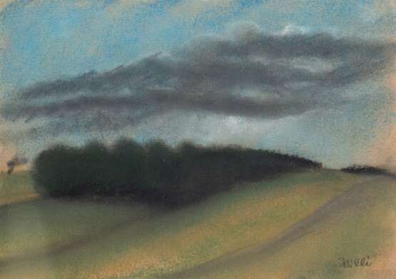 Ohler, Willi (1888 Hanau-1975 Worpswede) "Worpsweder Landschaft", Aquarell, sign. u.r., 13x18 cm, hinter Glas und Rahmen - photo 1