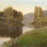Poorter, Chr. (um 1930) "Flußlandschaft", Öl/Lw., signiert u.r., 58x78 cm, Rahmen - photo 1