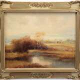 Nowak, Hans (1922-1996) "Herbstliche Moorlandschaft", Öl/Lw., sign. u.l., 40x48,5 cm, Rahmen - photo 1