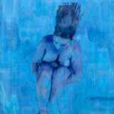 Pitsch, Peter "Unter Wasser", Mischtechnik, rückseitig sign. und dat. 2017, 60x78 cm, hinter Glas und Rahmen - фото 1