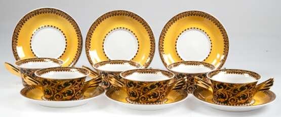 6 Suppentassen mit UT, Rosenthal Versage, Barocco, Form Mythos- Paul Wunderlich - photo 1 6 Suppentassen mit UT, Rosenthal Versage, Barocco, Form Mythos- Paul Wunderlich - photo 1