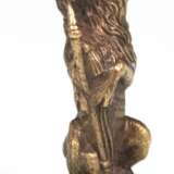 Bronze-Petschaft "Hund mit Pfeife", Monogramm "H.B.", H. 4,5 cm - фото 1