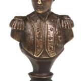 Bronze-Gluttöter/Petschaft "Napoleon-Büste", ungraviert, H. 4,9 cm - фото 1