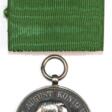 Silber-Medaille &quot;Für Treue in der Arbeit- Friedrich August König v. Sachsen&quot;, Dm. 2,8 cm, im Etui - Now at the auction