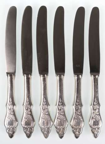 6 Messer, Robbe & Berking, versilbert, neuwertig - фото 1 6 Messer, Robbe & Berking, versilbert, neuwertig - фото 1