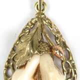 Anhänger mit Grandel, 585er GG, ca. 6,8 gr., Länge mit Öse ca. 4,2 cm, Breite 2,2 cm - photo 1