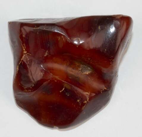 Großer Butterscotch-Bernstein, Gew. 58 g, ca. 6,1x5,5x3,3 cm - photo 1
