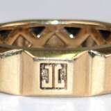 Jette-Joop-Ring, 750er GG, monogr., unterkadert, Gew. 9,43 g, RG 54 - photo 1