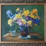 „Sommer-Blumen“ Leinwand Ölfarbe Impressionismus Stillleben 2018 - Foto 1