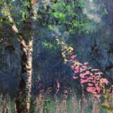 “Ivan-tea” Canvas Oil paint Impressionist Landscape painting 2018 - photo 4
