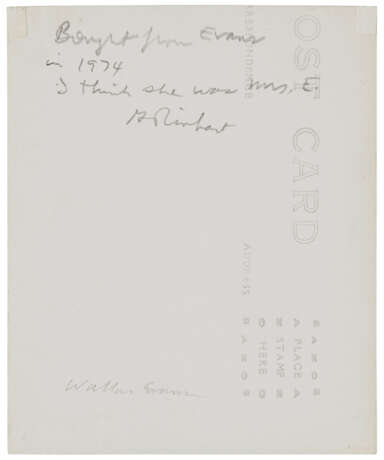 WALKER EVANS (1903-1975) - photo 3 WALKER EVANS (1903-1975) - photo 3