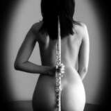 “The flute-spine” Photographic paper Digital photography Black & white photo 2005 - photo 1