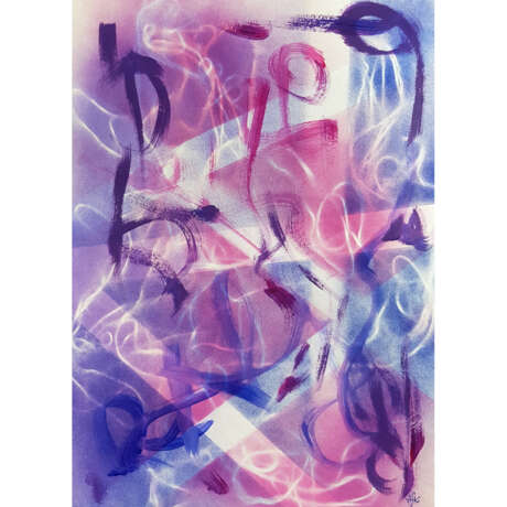 «Дух» Акриловые краски Абстракционизм Пейзаж 2019 г. - фото 1
