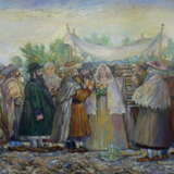 “WEDDING AT OLIVE GARDEN” Canvas Oil paint Modern Everyday life 2012 - photo 1