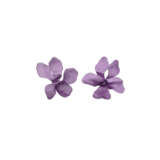 JAR ALUMINIUM 'VIOLET' EARRINGS - photo 1
