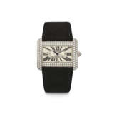 CARTIER DIAMOND 'TANK DIVAN' WRISTWATCH - photo 1