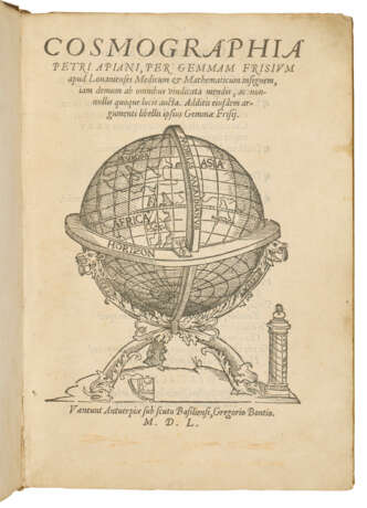 APIANUS, Petrus, Peter von Bennewitz, dit (1495-1552) et Gemma FRISIUS (1508-1555). - фото 4 APIANUS, Petrus, Peter von Bennewitz, dit (1495-1552) et Gemma FRISIUS (1508-1555). - фото 4