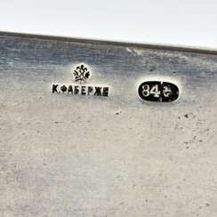 Original silver paper knife, Faberge firm, last quarter of the 19th century. 