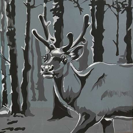 In the Forest 1 Canvas 21th century - photo 2 In the Forest 1 Canvas 21th century - photo 2