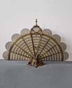 Brass. Beautiful fireplace screen