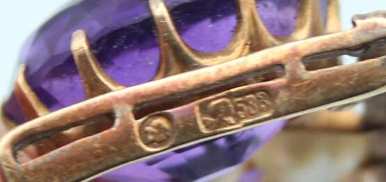 Pendentif en or avec améthystes et perles de culture Or Art Nouveau Early 20th century - photo 4 Pendentif en or avec améthystes et perles de culture Or Art Nouveau Early 20th century - photo 4