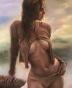 Catalogue des produits. Kirillova Julia, Peinture au pastel nu, 21e si&egrave;cle. 