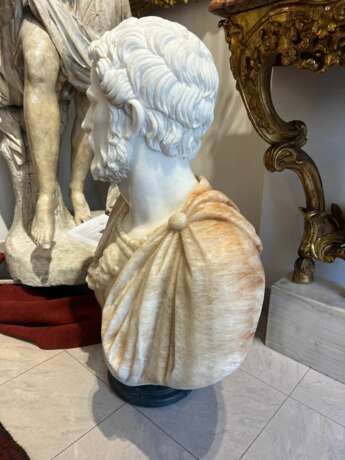 Bust of Marcus Aurelus in Marble in marble and onyx 20th century Marmor 20th century - Foto 5