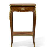 A LOUIS XV ORMOLU-MOUNTED TULIPWOOD, PARQUETRY AND MARQUETRY TABLE A ECRIRE - photo 2