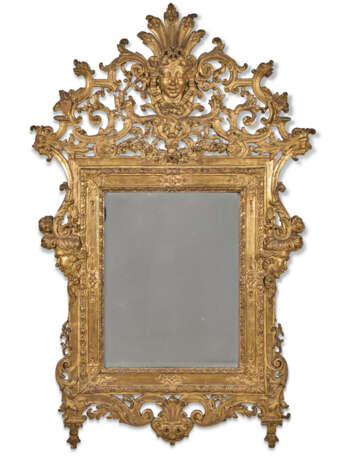 AN ITALIAN GILTWOOD MIRROR - photo 1 AN ITALIAN GILTWOOD MIRROR - photo 1