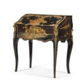 A LOUIS XV STYLE GILT-METAL-MOUNTED AND 'JAPANNED' BUREAU EN PENTE - photo 1